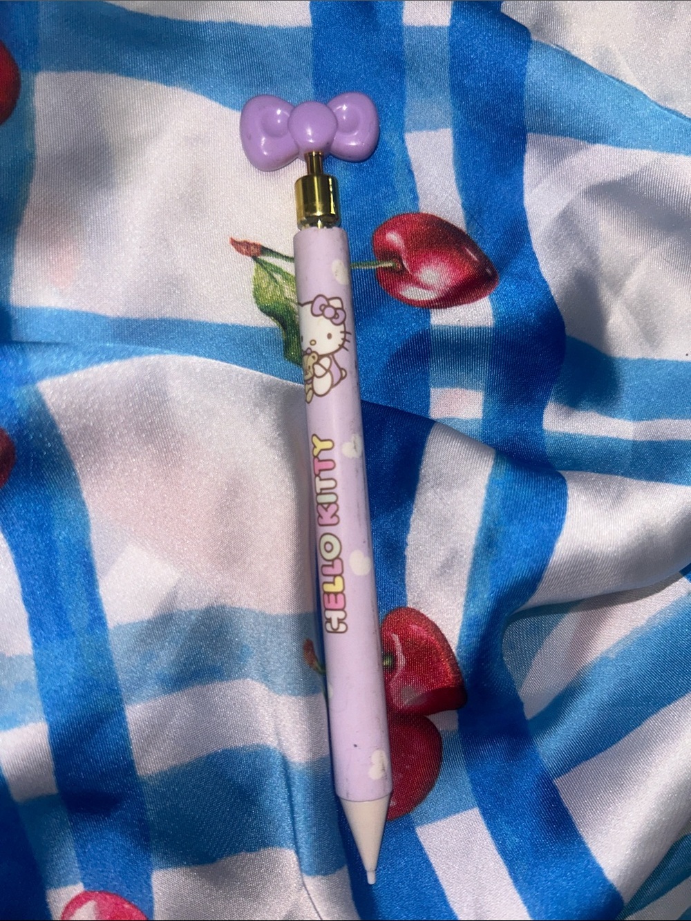 Hello Kitty Lavender Bow Mechanical Pencil